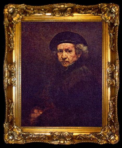 framed  Rembrandt Peale Self-portrait, ta009-2